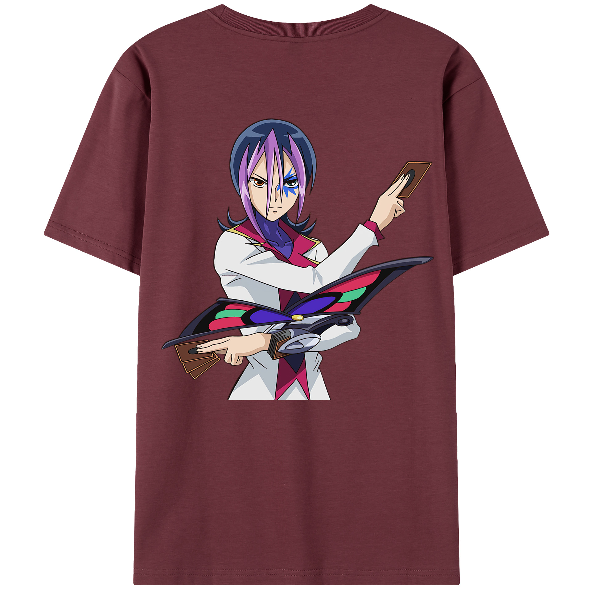 （画像用） 遊☆戯☆王 Yu-Gi-Oh! 綿100％半袖Tシャツ（背面プリント）
